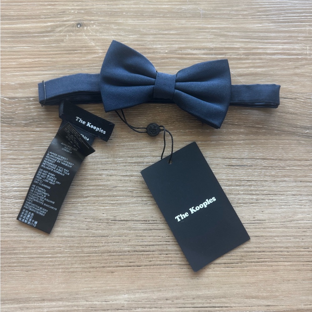 The Kooples Dark Blue Navy Bow Tie